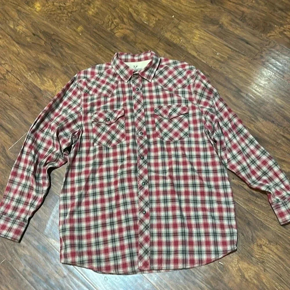 Outdoor Life Long Sleeve Button Down Shirt - Picture 2 of 9